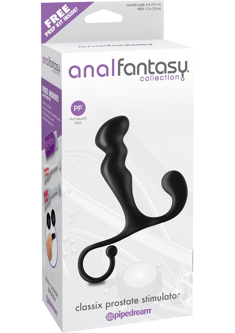 Anal Fantasy Classix Prostate Stimulator 4 Inch Black