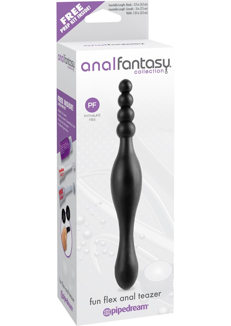 Anal Fantasy Fun Flex Anal Teazer Black 2.5 Inch