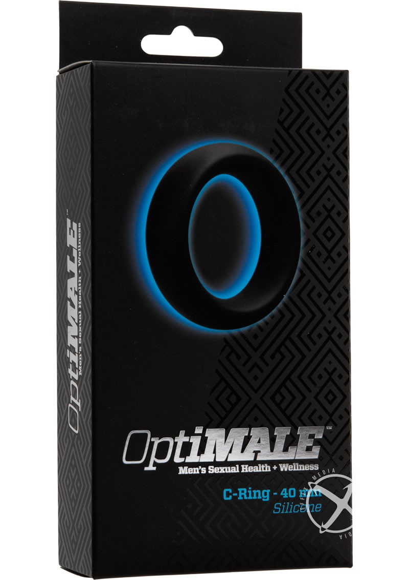 Optimale Silicone C-Ring Black 40 Millimeter