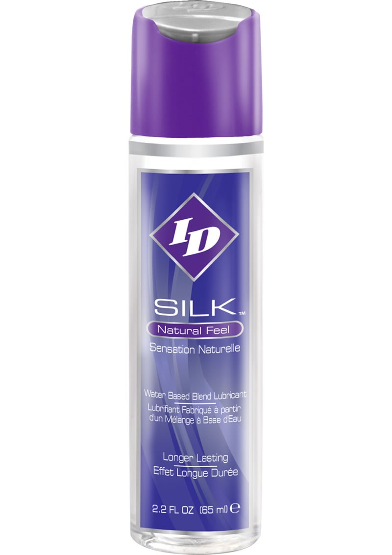 ID Silk Natural Feel Water Based Blend Lubricant 2.2 oz Bottle