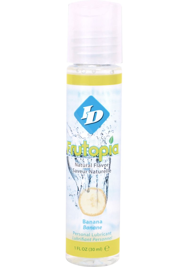 Frutopia Natural Flavor Water Based Personal Lubricant Banana 1 oz Bottle