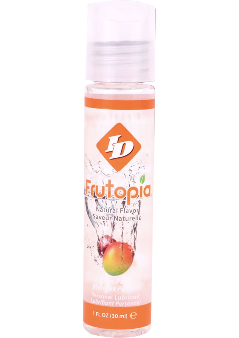 Frutopia Natural Flavor Water Based Personal Lubricant Mango 1 oz Bottle