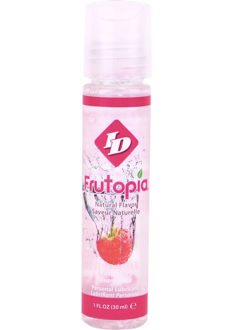 Frutopia Natural Flavor Water Based Personal Lubricant Raspberry 1 oz Bottle