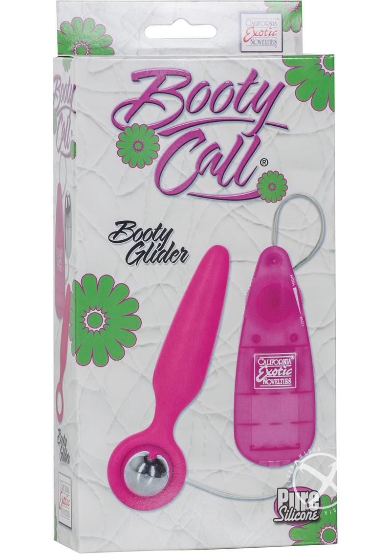 Booty Call Booty Glider Remote Control Anal Probe Pink 3.75 Inch