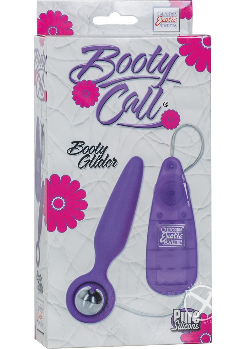 Booty Call Booty Glider Remote Control Anal Probe Purple 3.75 Inch