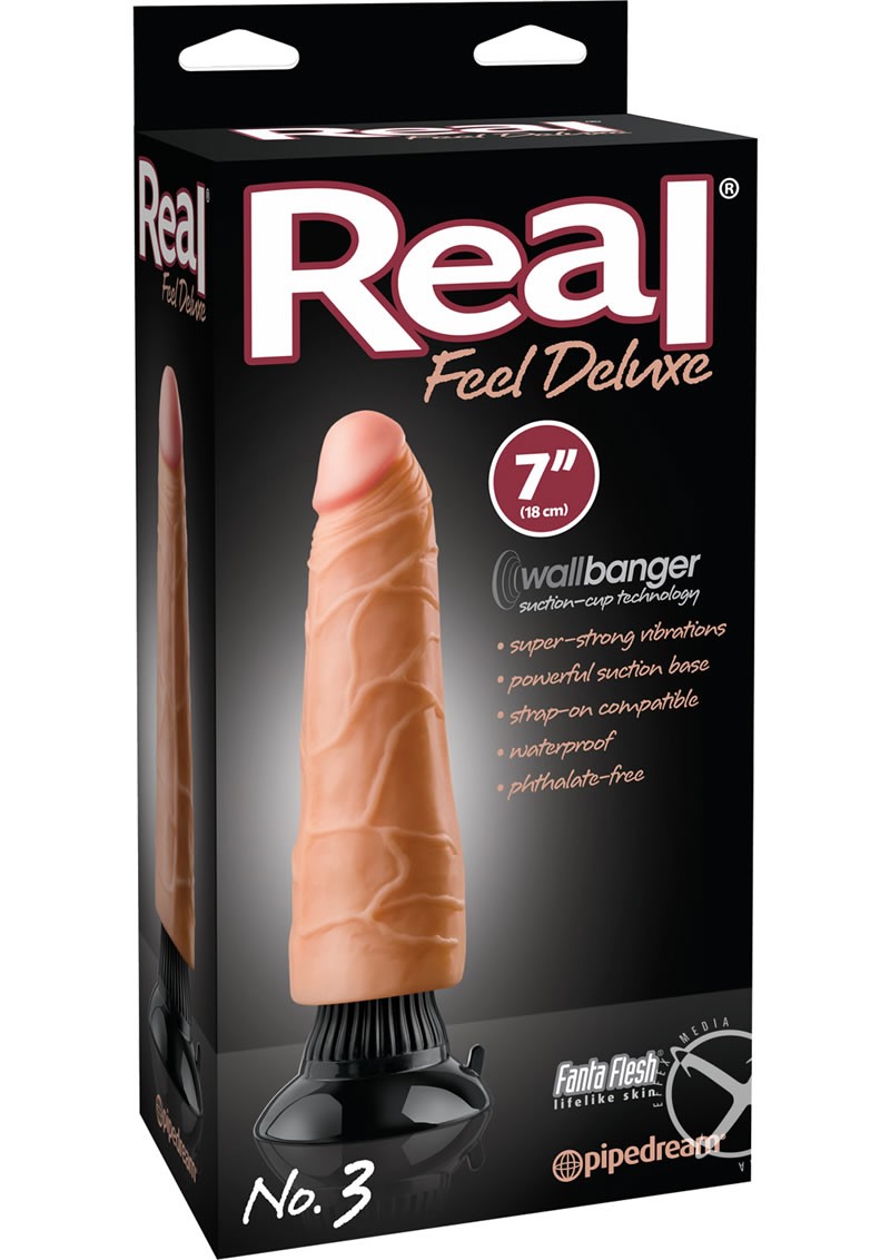 Real Feel Deluxe No 03 Wallbanger Dildo Flesh 7 Inch