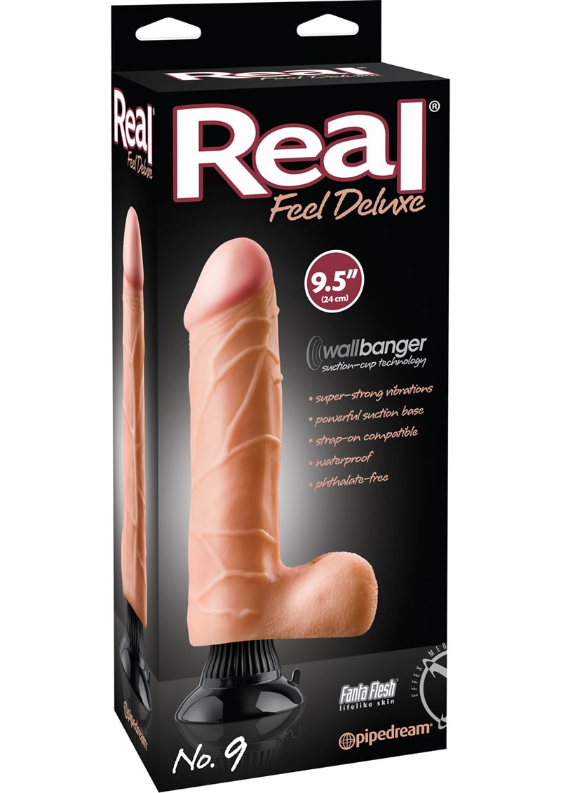 Real Feel Deluxe No 09 Wallbanger Dildo Flesh 9.5 Inch
