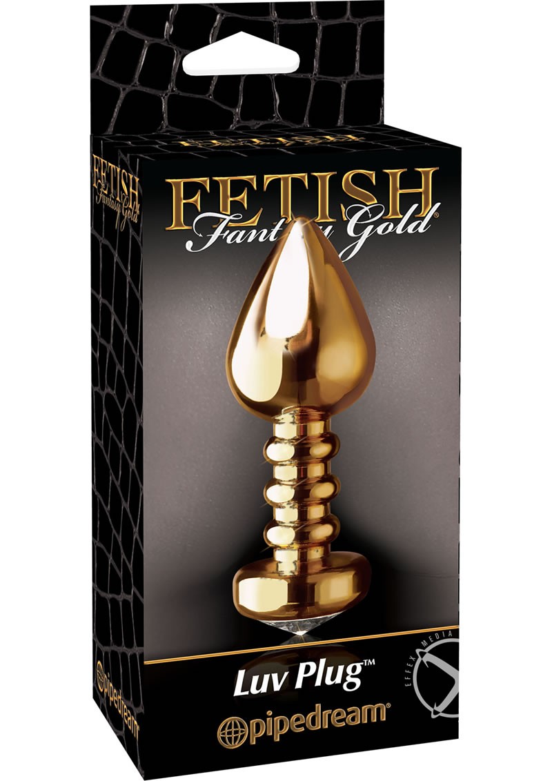 Fetish Fantasy Gold Luv Plug Gold 3.25 Inch