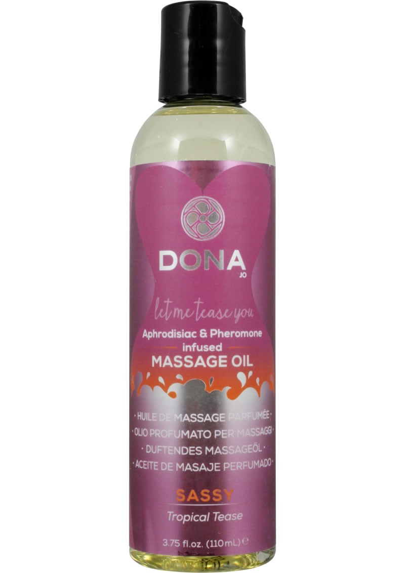 Dona Infused Massage Oil Sassy Tropical Tease 4.25 oz