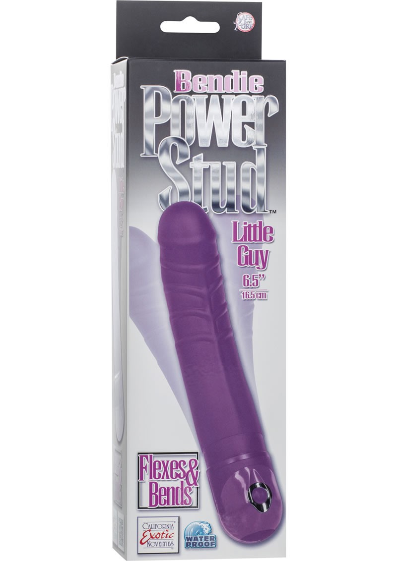 Bendie Power Stud Little Guy Dildo Purple 6.5 Inch
