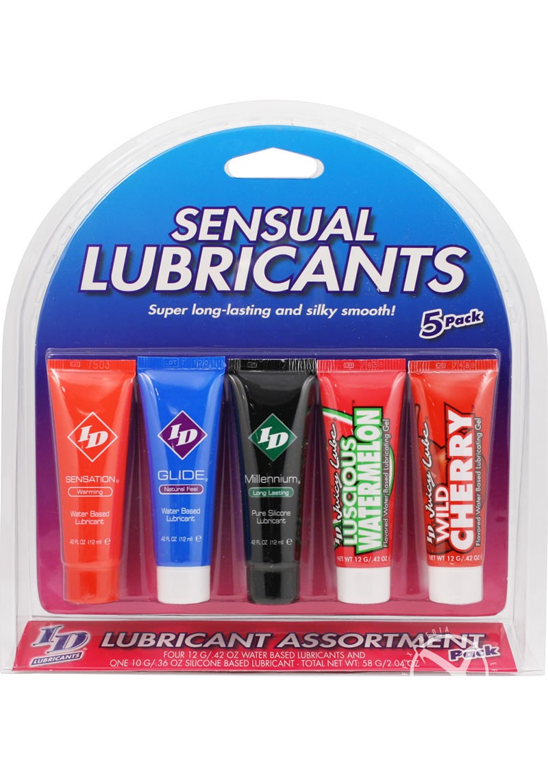 ID Sensual Lubricants Assortment 5 Pack