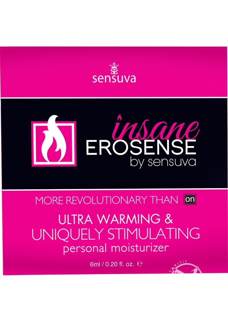 Insane Erosense Ultra Warming & Stimulating Personal Moisturizer Foil Pack .20 oz