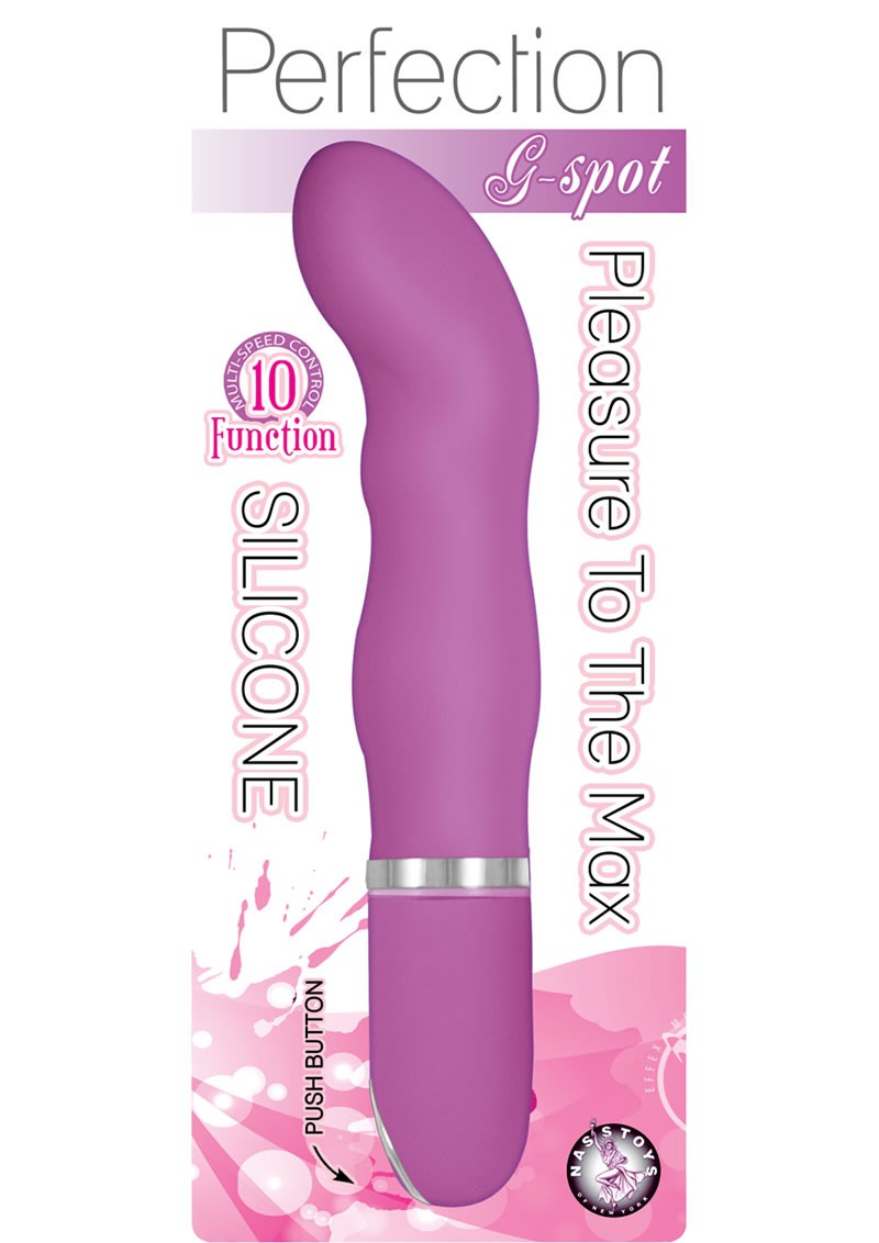 Perfection G Spot 10 Function Vibrator Purple 6 Inch