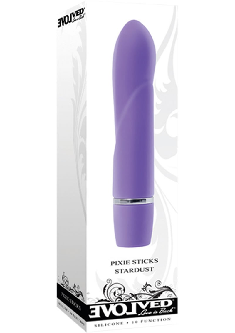 Pixie Sticks Stardust Vibrator Purple 3.75 Inch