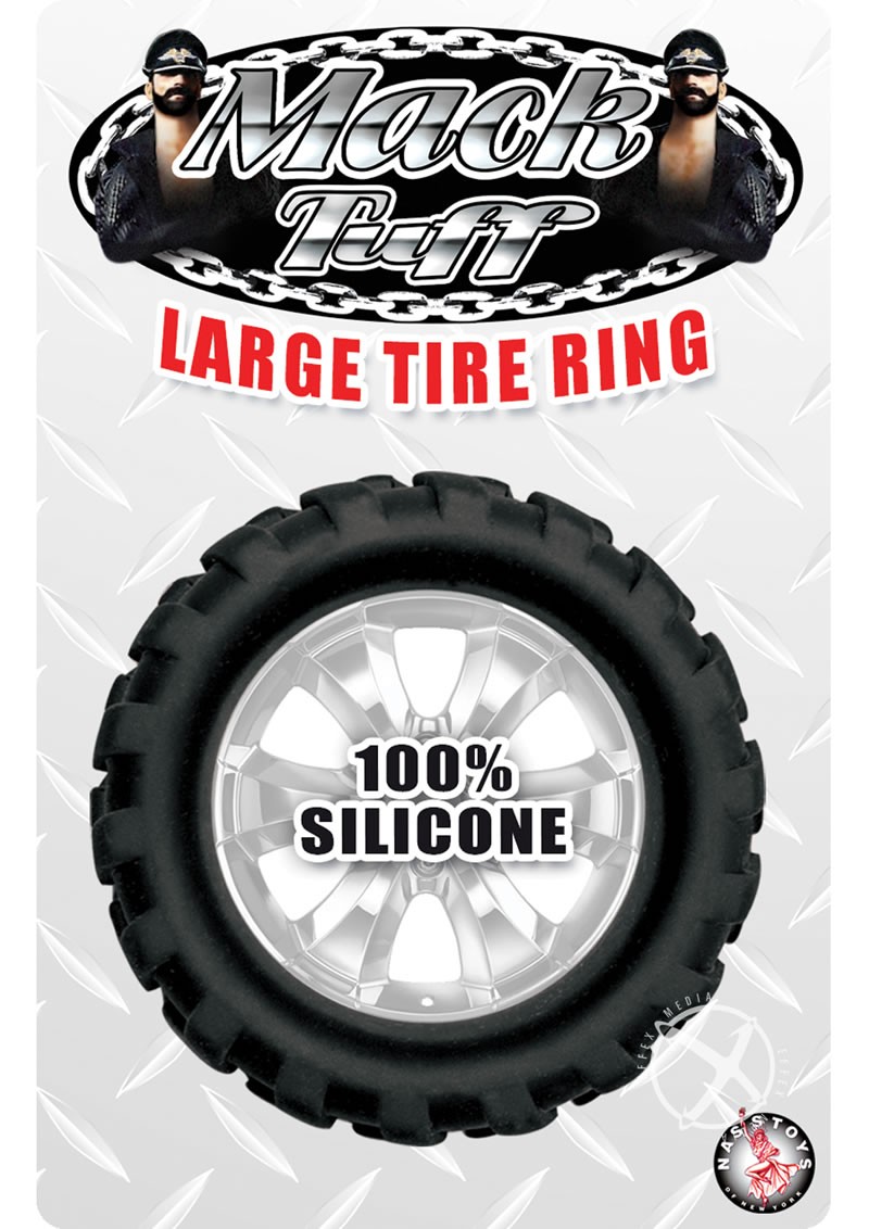 Mack Tuff Large Tire Cock Ring Black 1.45 Inch Diameter