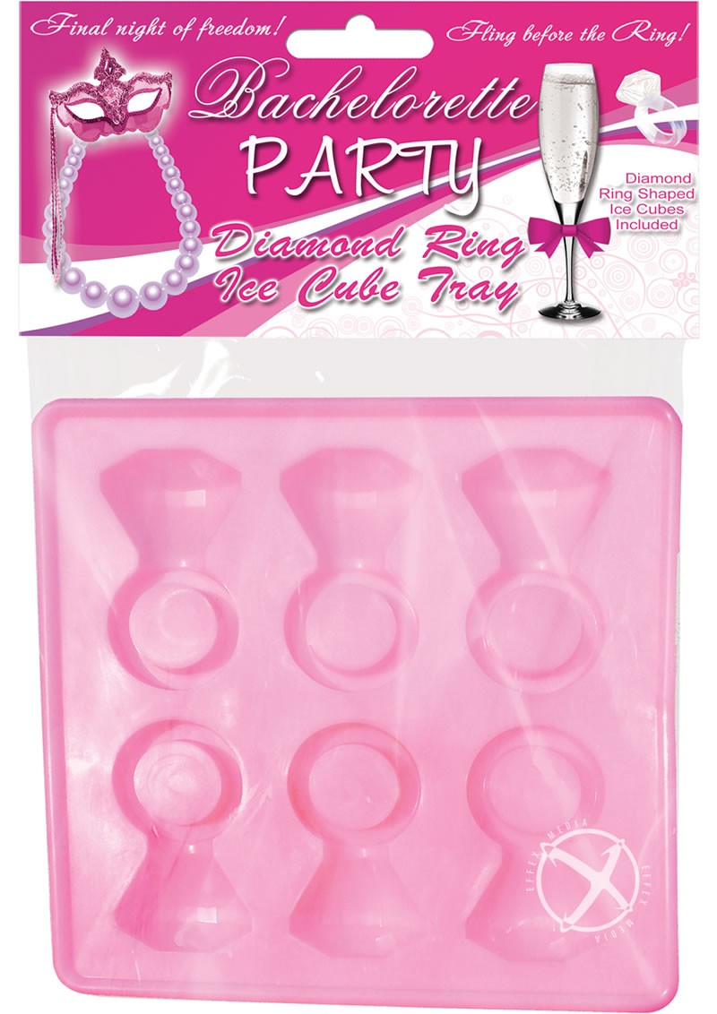 Diamond Ring Ice Cube Tray 2 Trays Per Pack