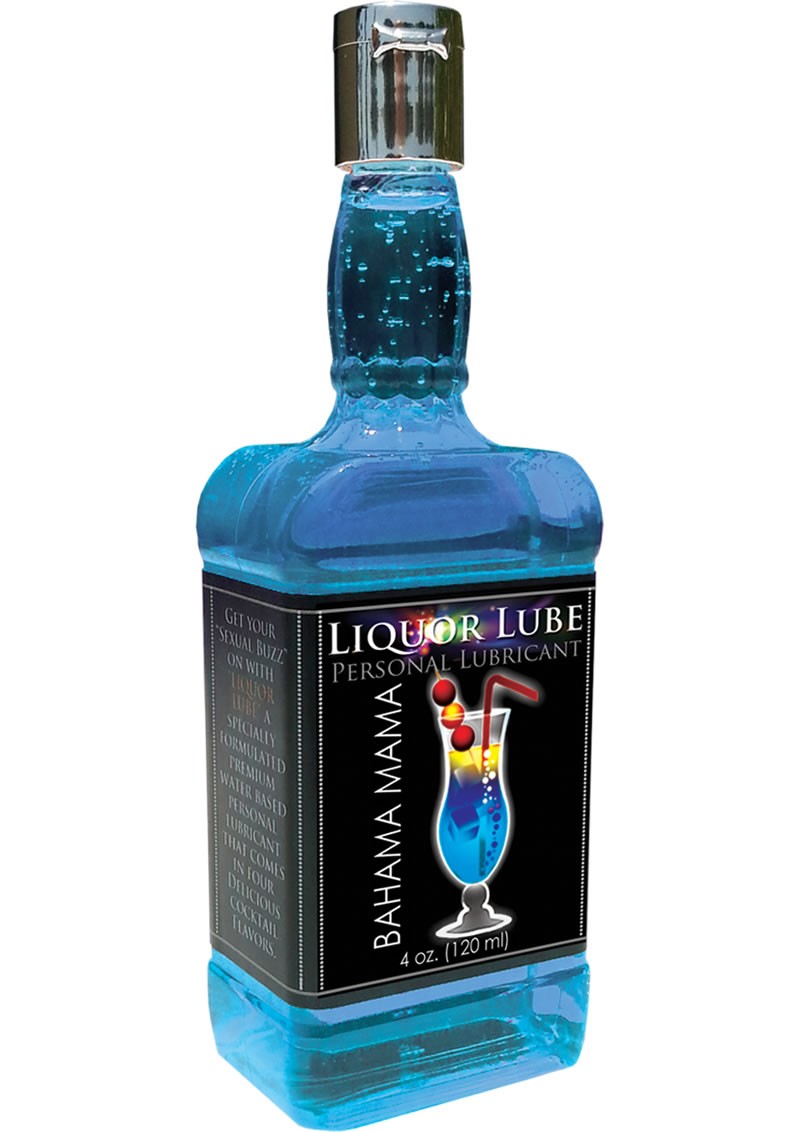 Liquor Lube Water Based Flavored Personal Lubricant Bahama Mama 4 oz