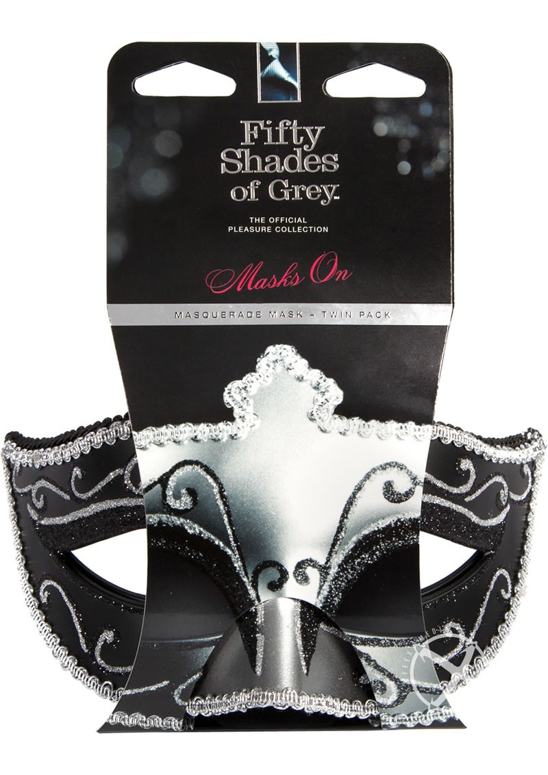 Fifty Shades Of Grey Masks On Twin Pack