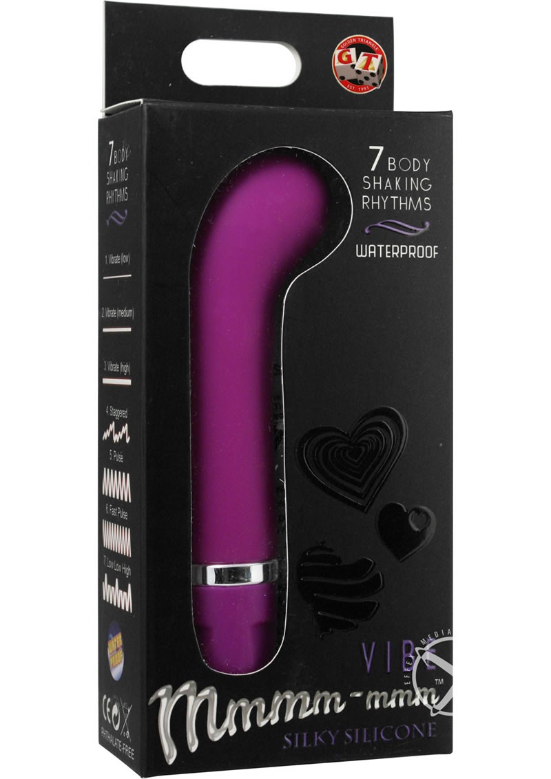 Mmmm mmm Silicone G Vibe Waterproof Purple 5 Inch