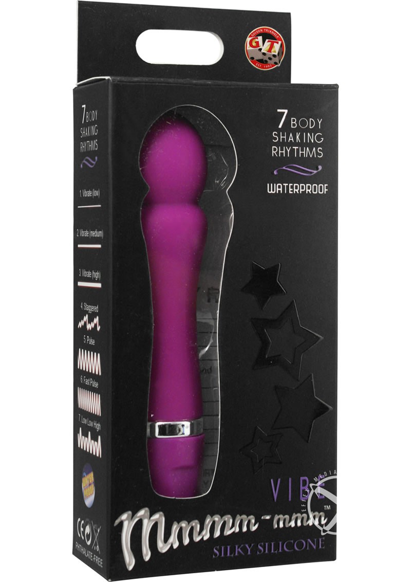 Mmmm mmm Silicone Pop Vibe Waterproof Lavender