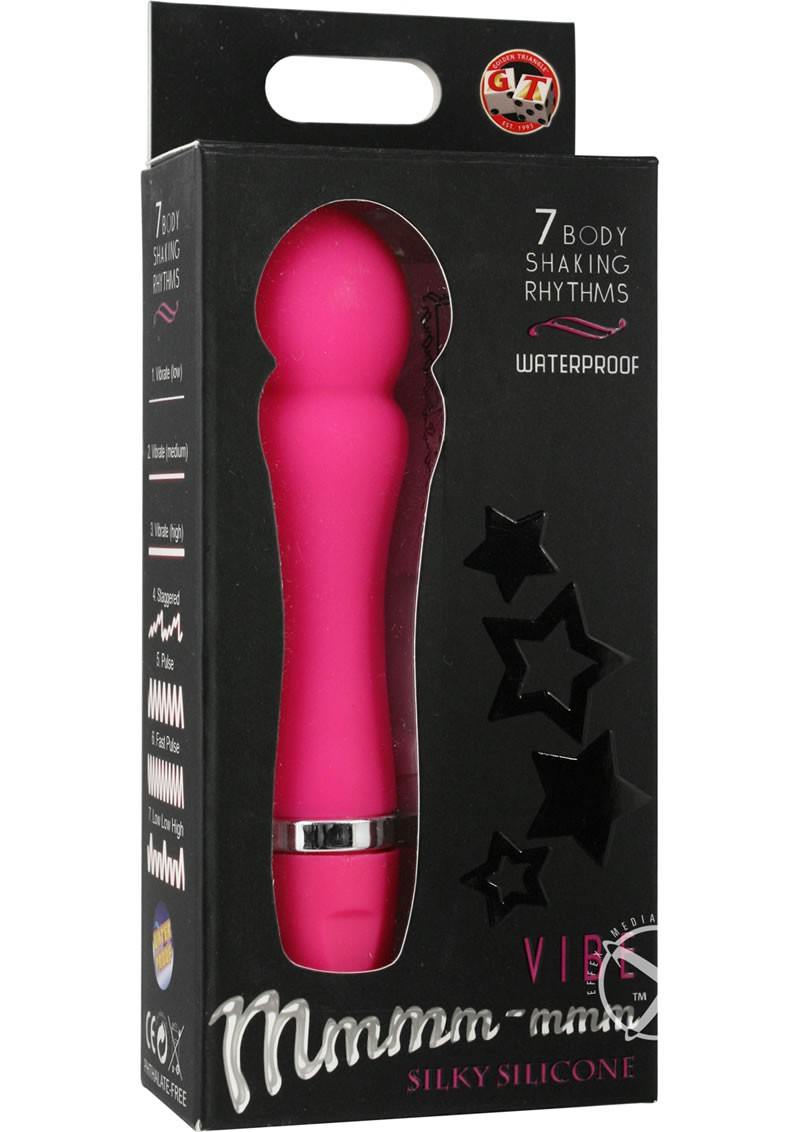 Mmmm mmm Silicone Pop Vibe Waterproof Pink