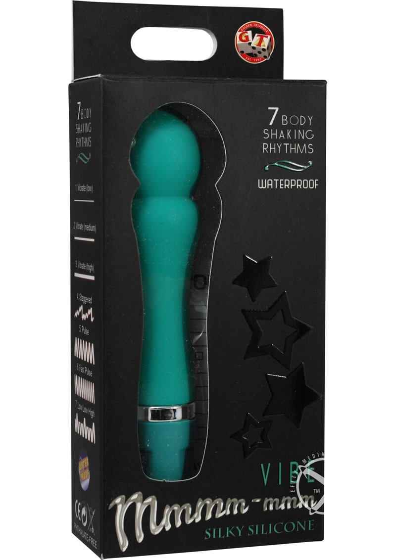 Mmmm mmm Silicone Pop Vibe Waterproof Teal