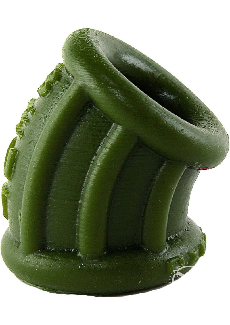 Bent 1 Curved Silicone Ballstretcher Army Green 2.25 Inch