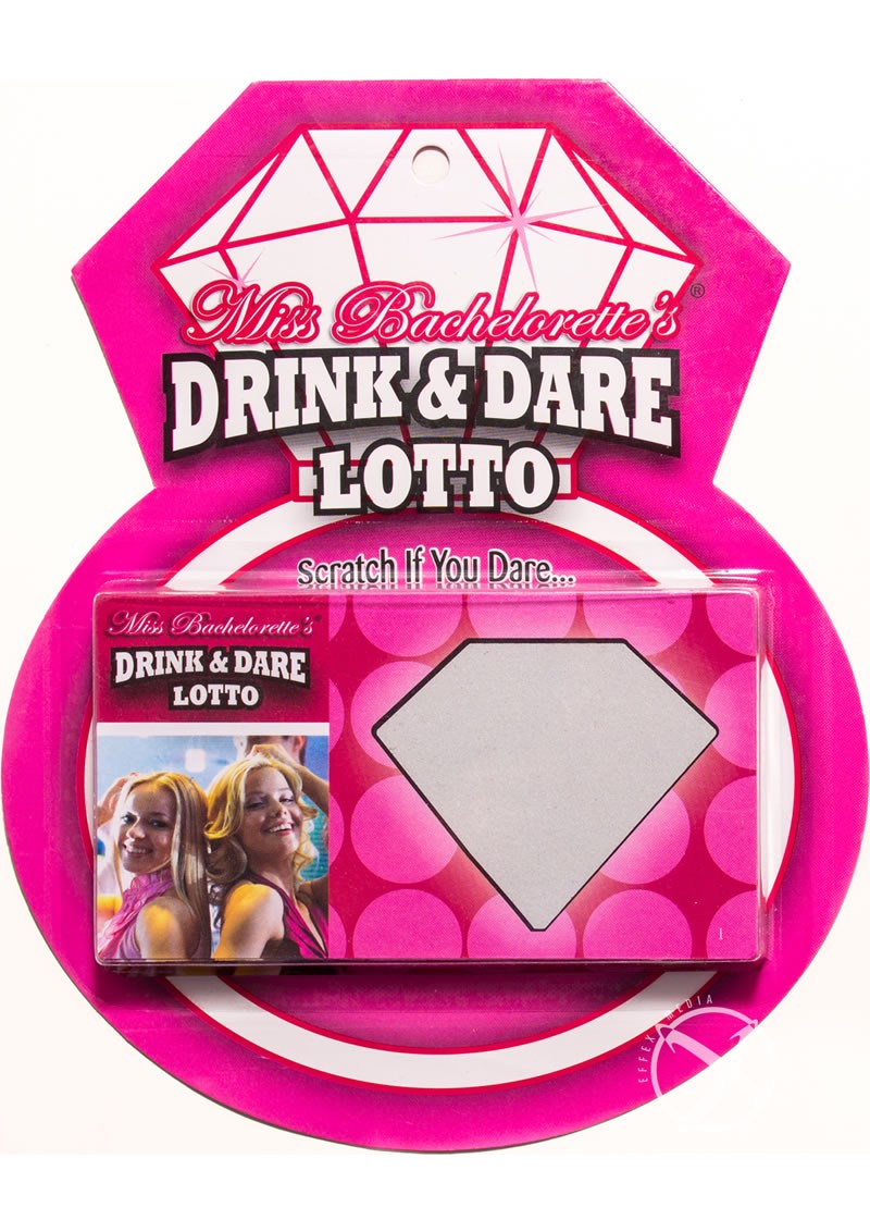 Miss Bachelorettes Drink And Dare Lotto Game 36 Cards