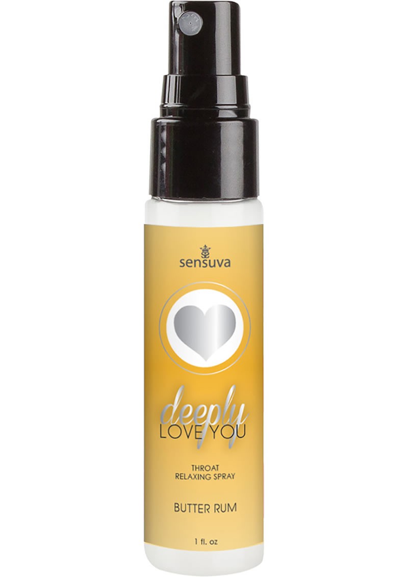Deeply Love You Throat Relaxing Spray Butter Rum 1 oz Spray