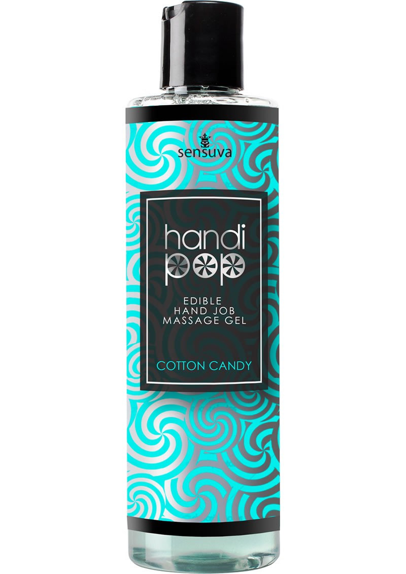 Handipop Edible Hand Job Massage Gel Cotton Candy 4.2 Ounce