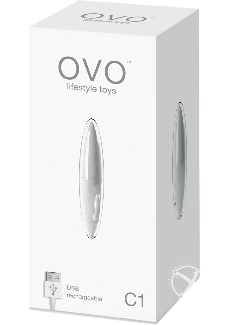 Ovo C1 Rechargeable Mini Vibe White