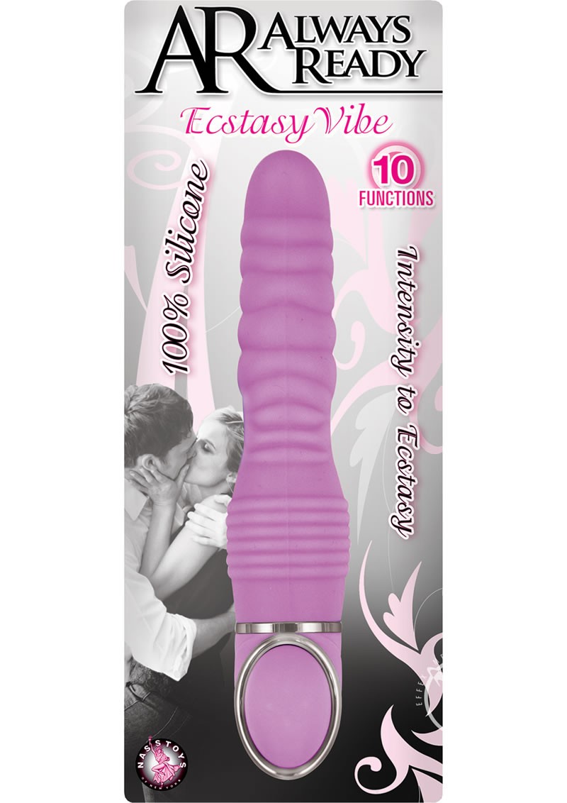 Always Ready Ecstasy Vibe 10 Function Purple 7.25 Inch