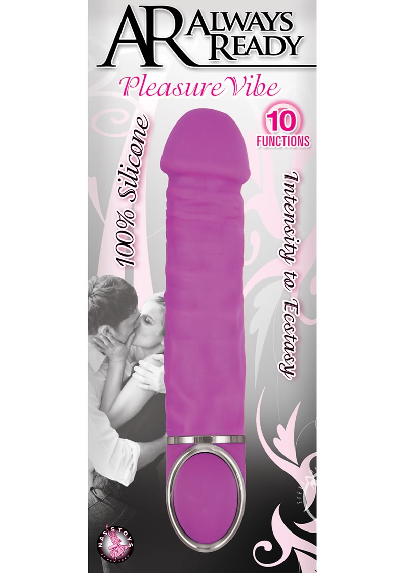 Always Ready Pleasure Vibe 10 Function Purple 7.25 Inch