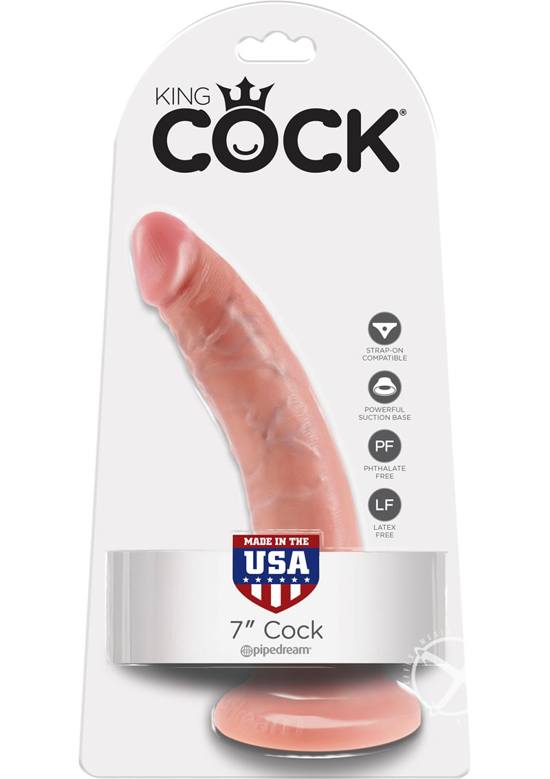 King Cock 7 Dildo Flesh