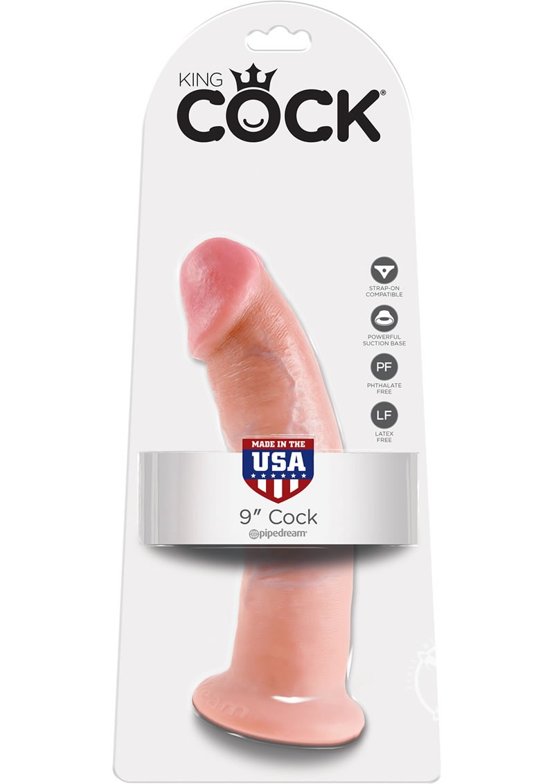 King Cock 9 Dildo Flesh