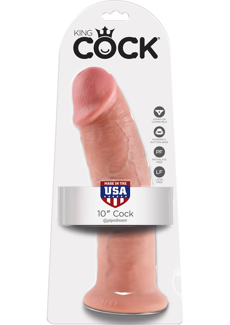 King Cock 10 Dildo Flesh