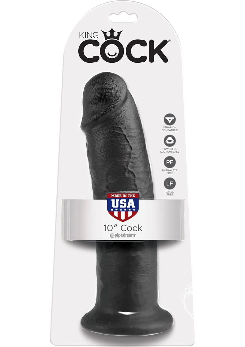 King Cock 10 Dildo Black