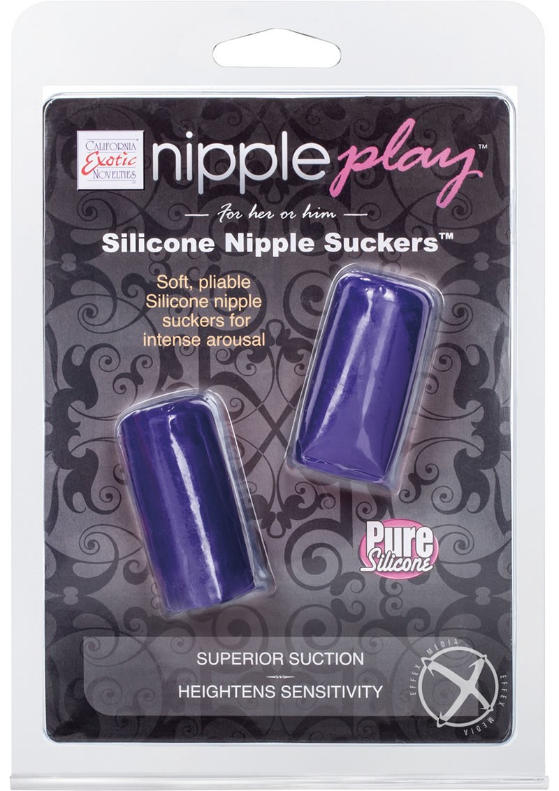 Nipple Play Silicone Nipple Suckers Purple