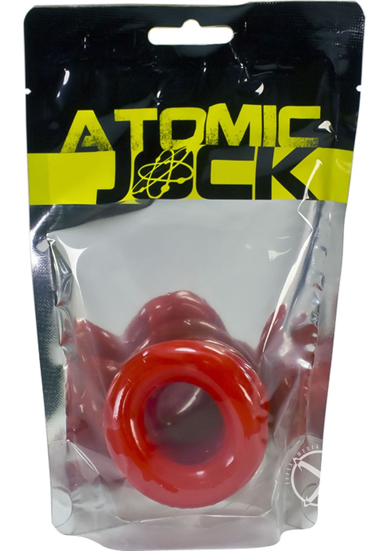 Z-balls Cockring Ballstretcher Red