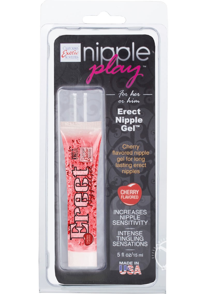 Nipple Play Erect Nipple Gel Cherry 5 Ounce