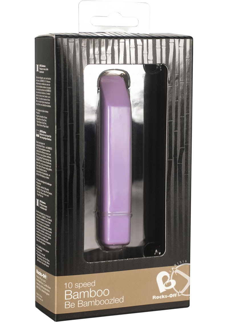 Bamboo 10 Speed Mini Vibrator Waterproof Mauve 3.75 Inch