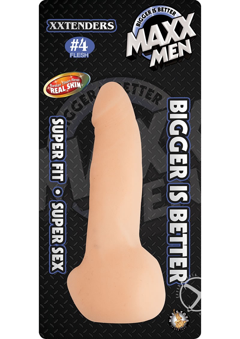 Maxx Men Xxtenders Number 4 Sleeve Flesh 9.5 Inch