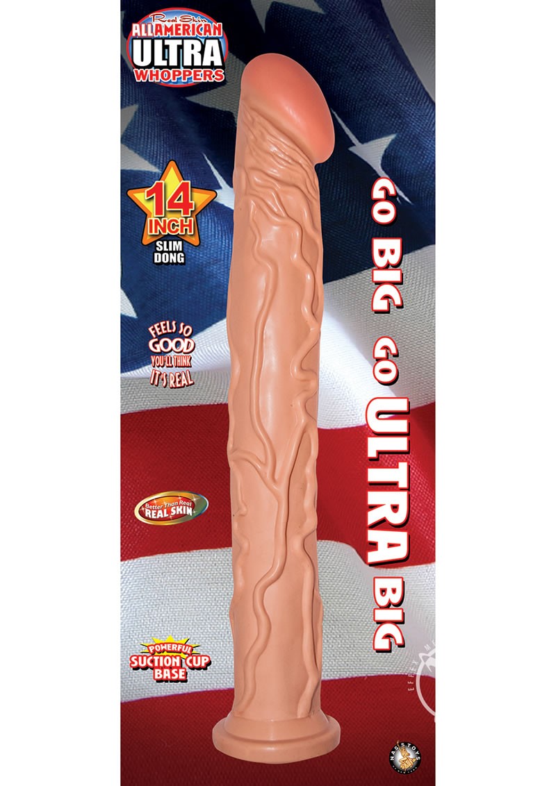 Real Skin All American Ultra Whoppers Slim Dong Flesh 14 Inch