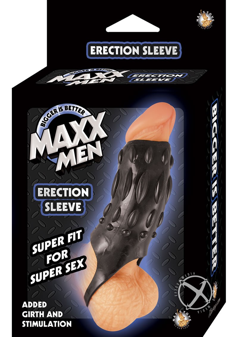 Maxx Men Erection Sleeve Black 4.5 Inch