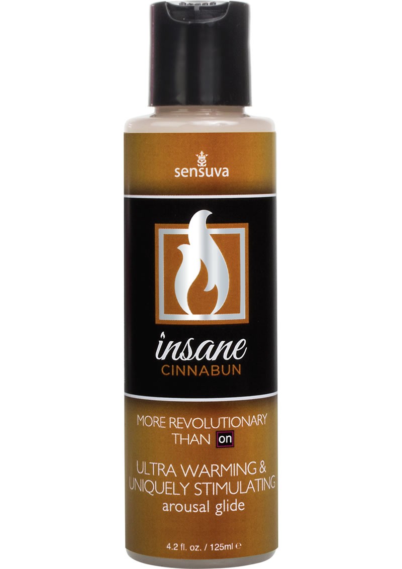 Insane Ultra Warming & Stimulating Arousal Glide Cinnabun 4.2 oz