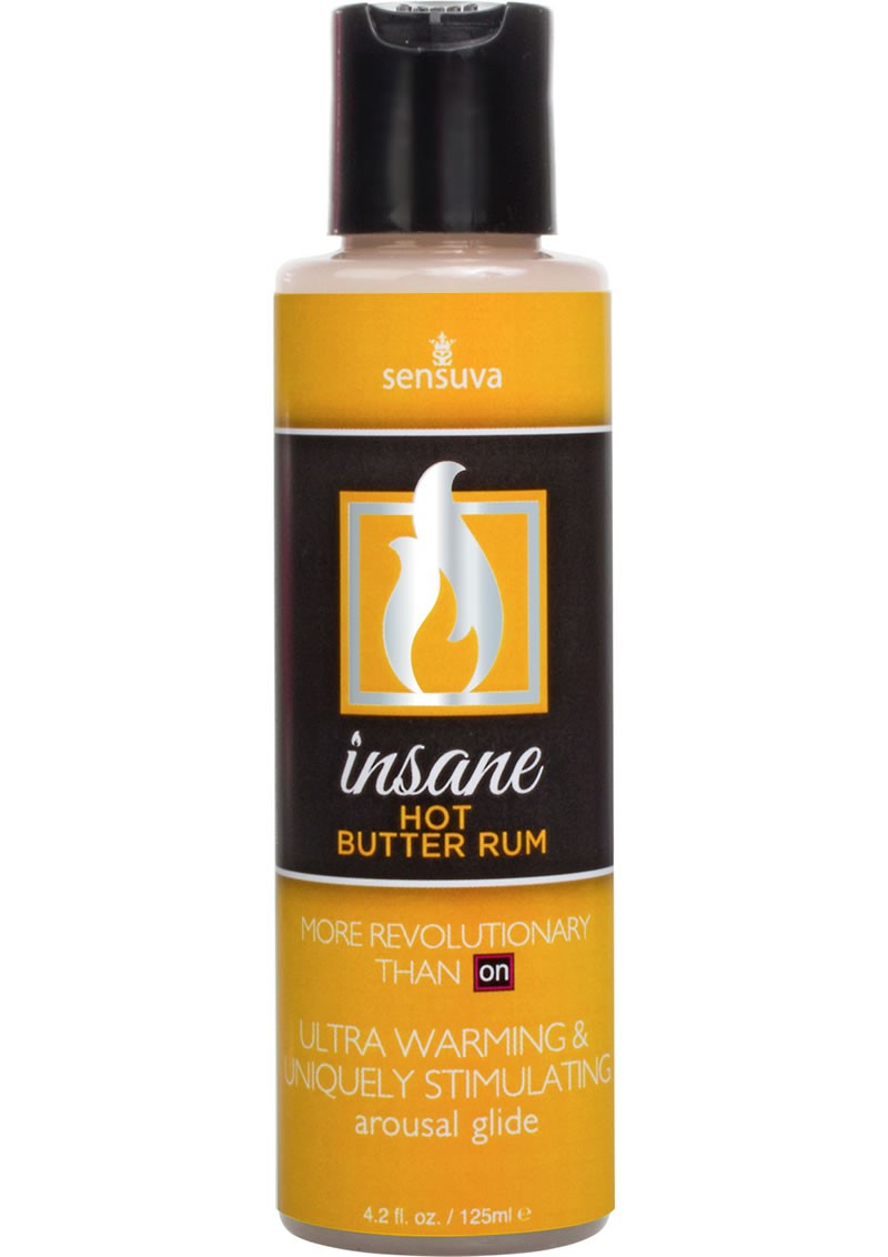 Insane Ultra Warming & Stimulating Arousal Glide Hot Butter Rum 4.2 oz