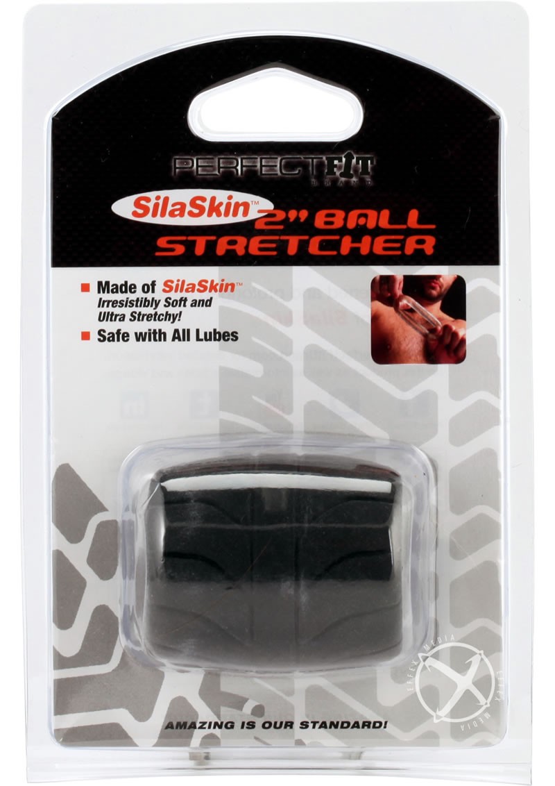 Perfect Fit SilaSkin Ball Stretcher Black 2 Inch
