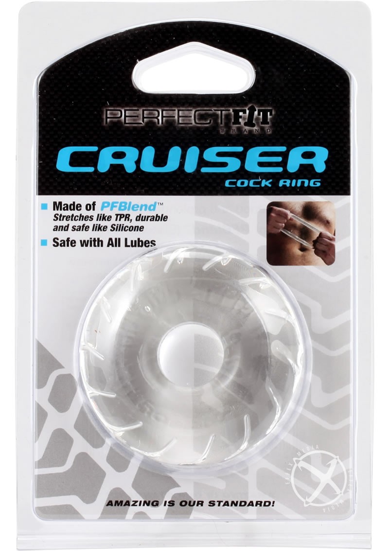 Perfect Fit Cruiser Cock Ring Clear