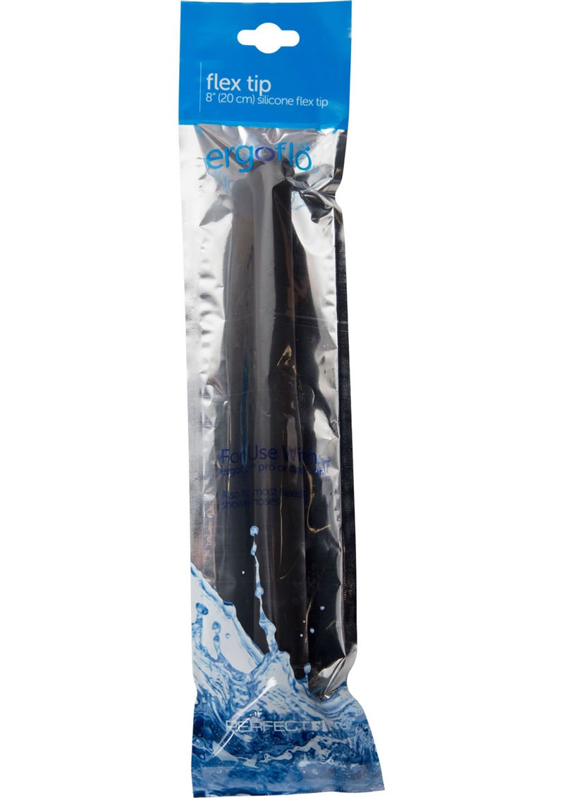 Perfect Fit Ergoflo Silicone Flex Tip Black 8 Inch