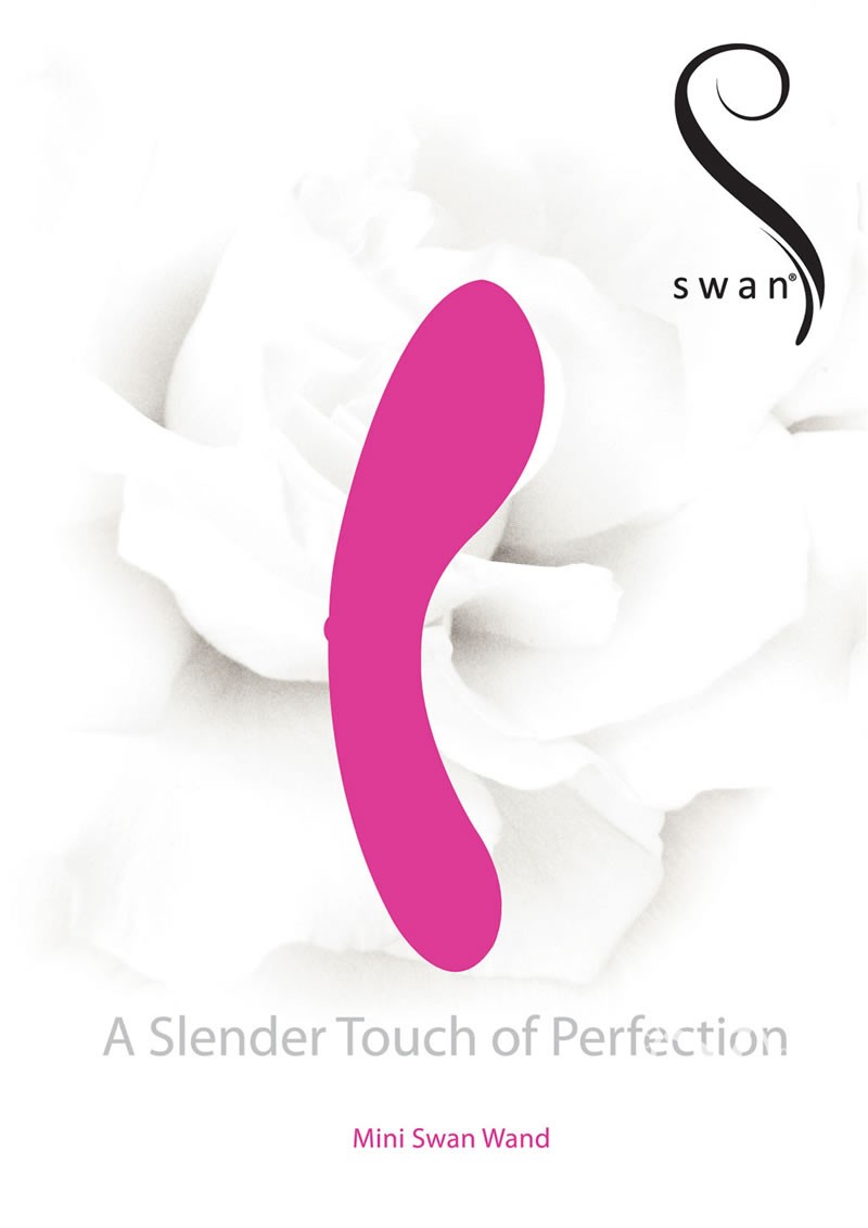Mini Swan Wand Vibrator Waterproof Pink